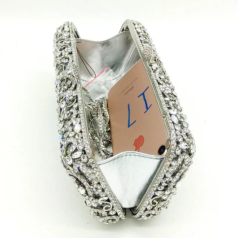 Boutique Crystal Clutch Purses